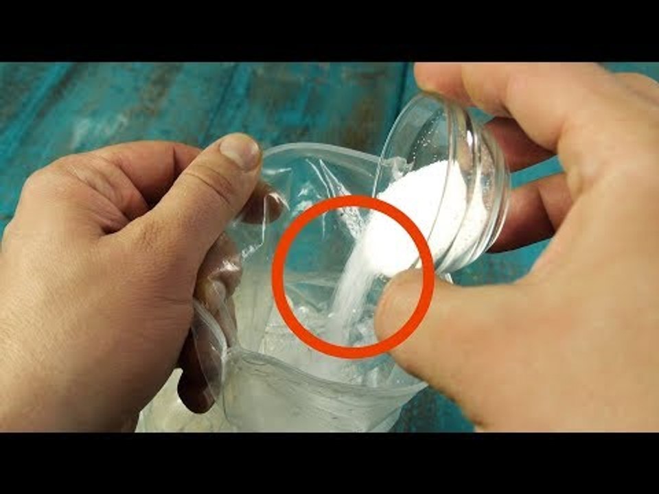 Dump Salt Into The Double Bag & Watch The Children's Eyes Light Up!