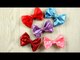 Cute and useful: Hair bows made from gift ribbons