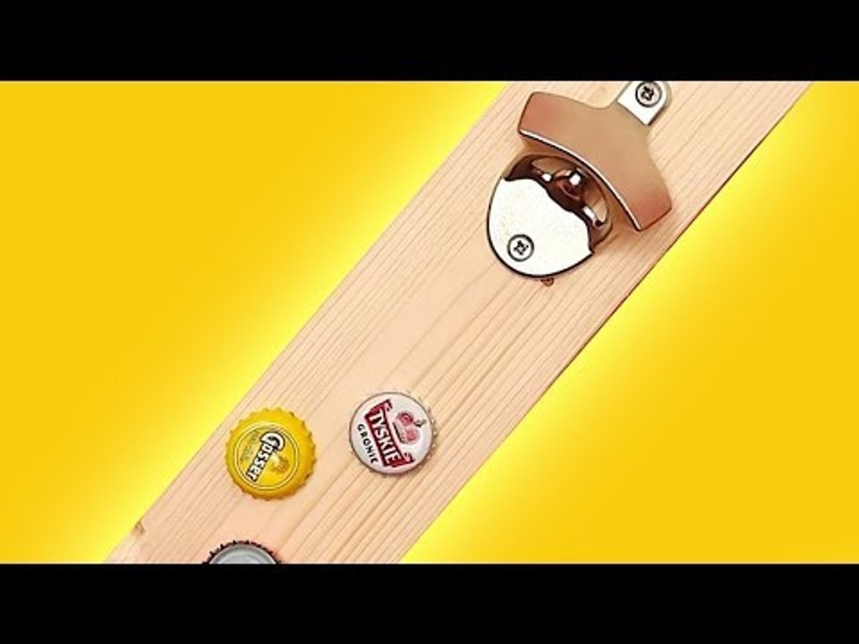 Magnet bottle opener keeps bottle caps in check