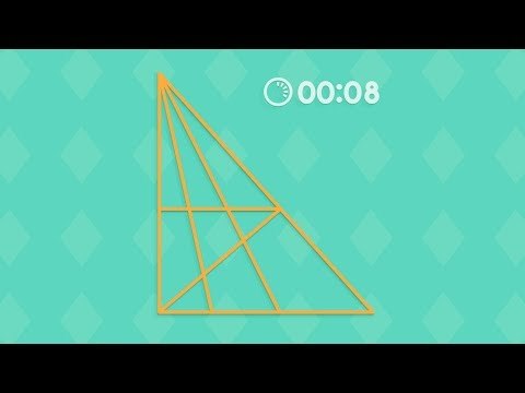 Can you guess how many triangles there are in the picture?