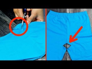 Cut A Triangle In The Folded Pair Of Pants – You Won't Believe What You Can Do With It!