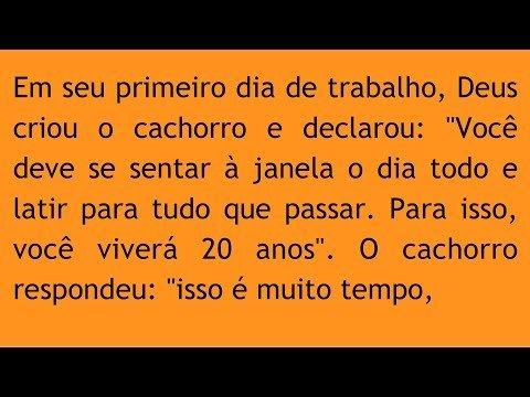 Quando Deus criou o homem, ele se tornou ganancioso. Este é o resultado.