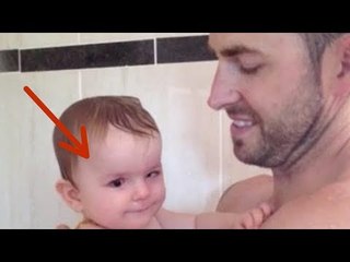 Pai coloca algo especial no olho da filha: uma demonstração de amor e dedicação 👁️