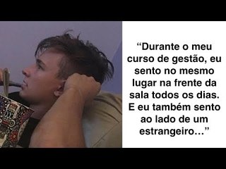 Este jovem xinga o vizinho. Dias depois, ele se envergonha do que fez.