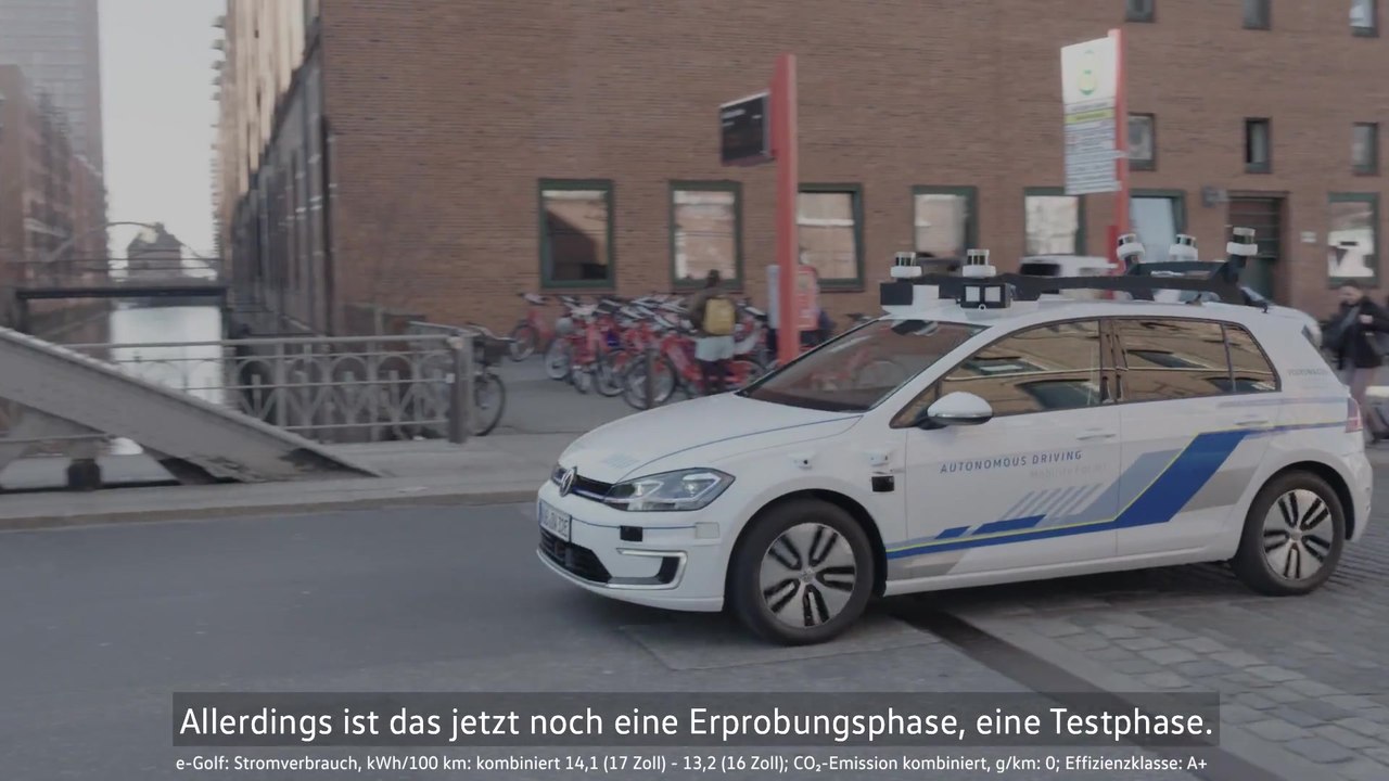 Volkswagen fährt vollautomatisiert