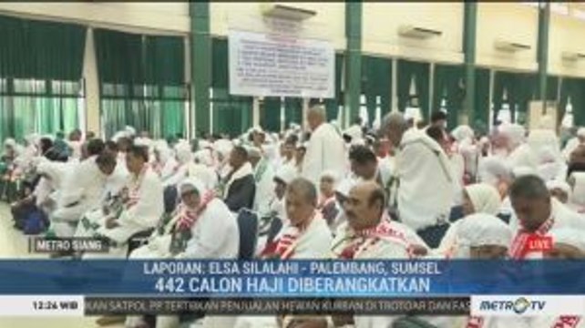 Kloter 19 Embarkasi Palembang Diberangkatkan ke Tanah Suci