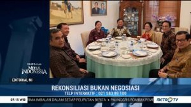 Rekonsiliasi bukan Negosiasi