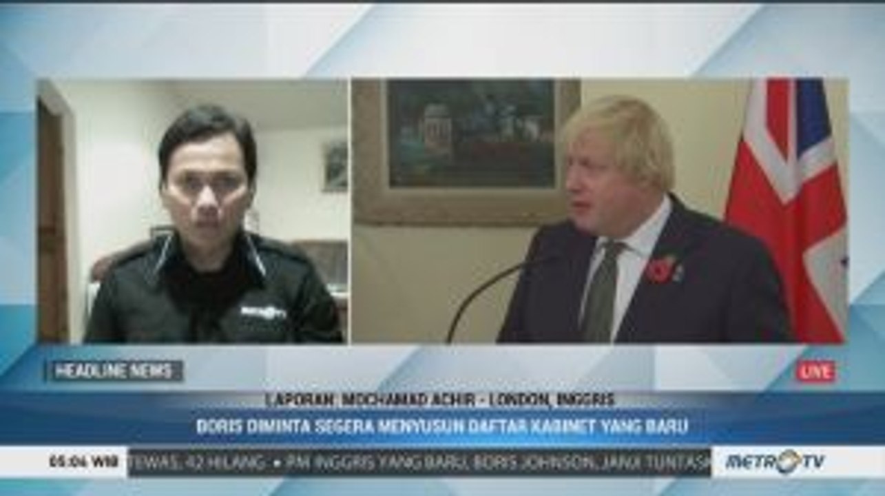 PM Inggris Boris Diminta Segera Susun Daftar Kabinet Baru