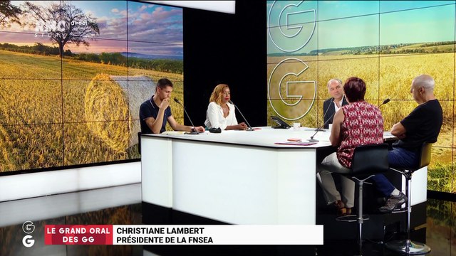 Le Grand Oral de Christiane Lambert, présidente de la FNSEA – 25/07
