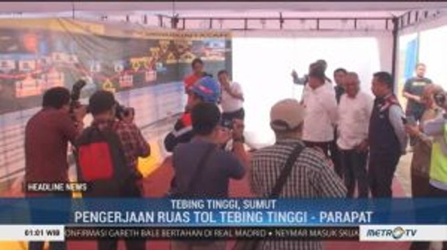Pemerintah Lakukan Pengerjaan Ruas Tol Tebing Tinggi-Parapat