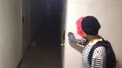 '피에로 가면' 영상 게시자 검거..."택배 대리수령 광고" / YTN