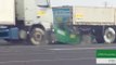 VÍDEO: Esto es lo que sucede si un camión colisiona a tan sólo 43 km/h….
