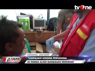 Minyak Pertamina Tumpah, Kesehatan 45 Warga Terganggu