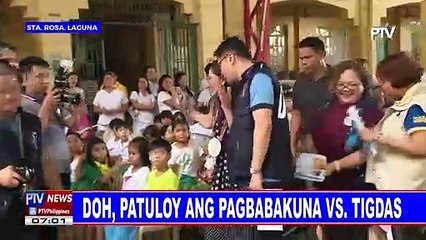 DOH, patuloy ang pagbabakuna vs tigdas