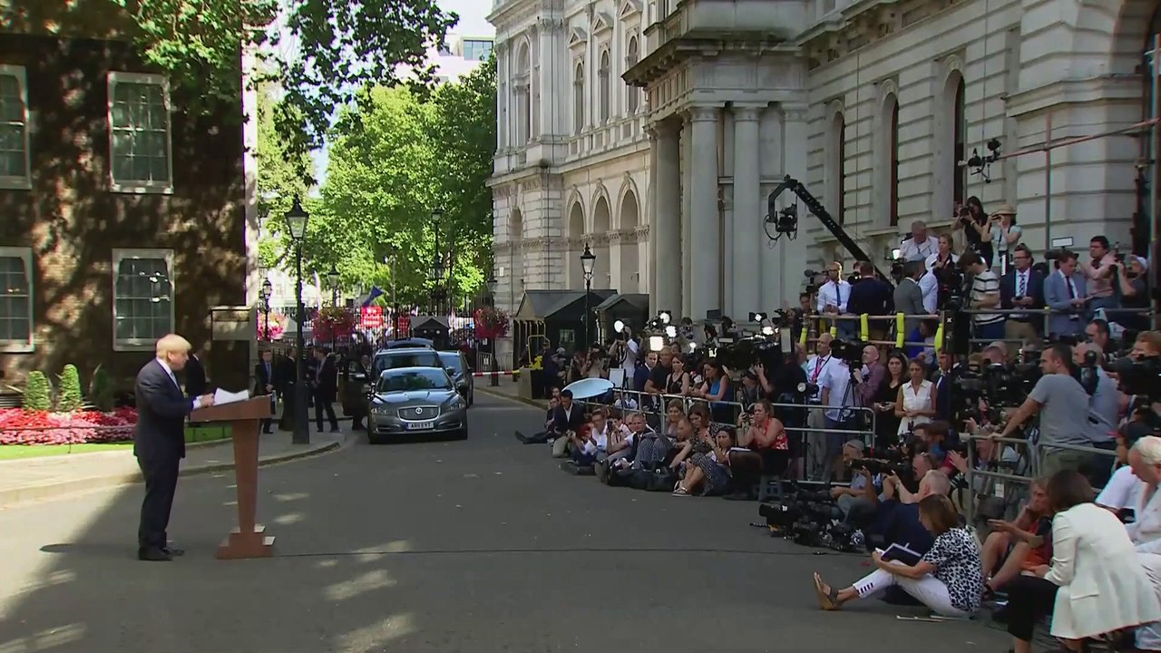 PM Boris Johnson's first speech