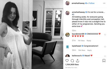 Anne Hathaway is pregnant