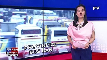 Provincial bus ban, epektibo na sa August 2