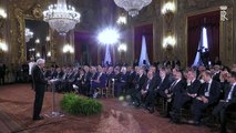 Roma - Mattarella ai componenti dell’Associazione Stampa Parlamentare (25.07.19)