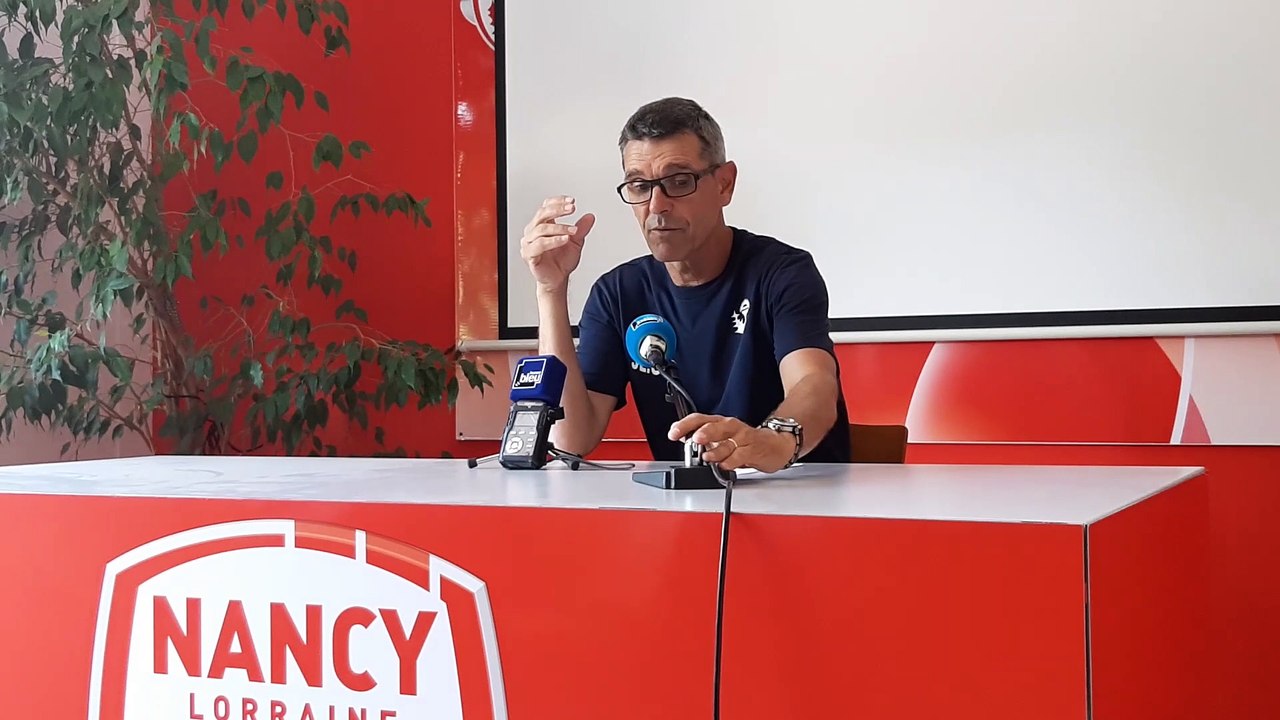 La réaction de l'entraîneur de l'AS Nancy Lorra...