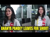 Ananya Pandey spotted at Mumbai Airport as she leaves for Pati Patni Aur Woh shoot