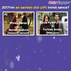 2017'nin En Sevilen Dizi Çifti Belli Oldu!