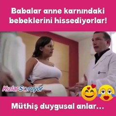 Babalar Anne Karnındaki Bebeklerini Hissediyorlar