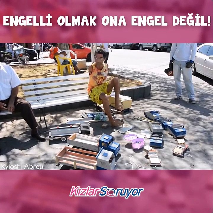 Engelli olmak ona engel değil!