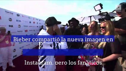 Justin Bieber enseña su nuevo 'piercing' en la ceja