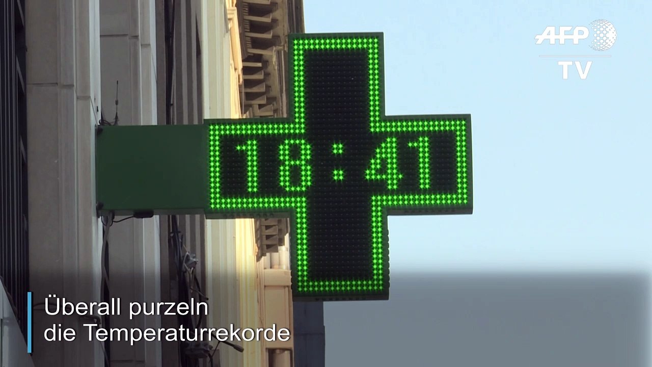 Hitze hat Europa fest im Griff