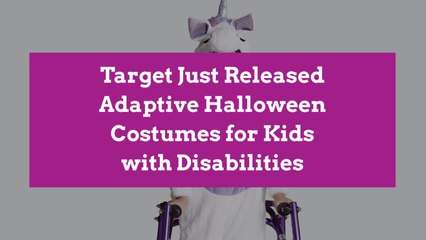 Target Just Released Adaptive Halloween Costumes for Kids with Disabilities