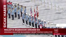 Cumhurbaşkanı Erdoğan, Malezya Başbakanı Mahathir Muhammed'i Resimi Törenle Kaşıladı