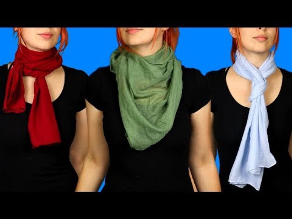 Fique na moda: 12 maneiras diferentes de usar uma echarpe