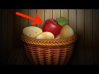 Coloque uma maçã junto com as batatas. É assim que você se livra...