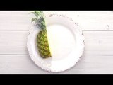 Coloque 1/4 de abacaxi no prato. Depois de alguns segundos, você não acreditará em seus olhos!