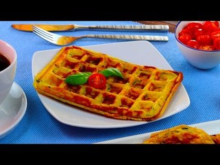 Recette : Gaufre de pommes de terre au Bacon : un classique qui devient salé