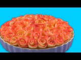 Tarte au bouquet de pommes : raffinée, élégante et succulente