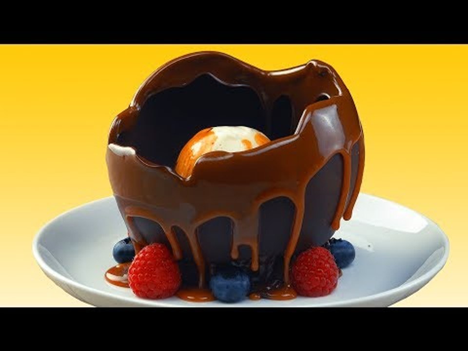 Chocolat - vanille surprise : quand un moelleux rencontre une boule de glace