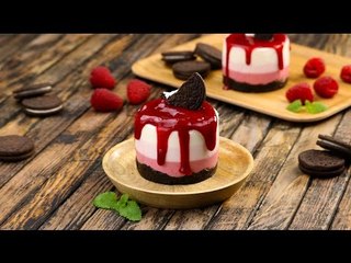 Bonita e deliciosa: Torta de framboesa e Oreo