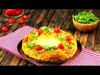 Uma receita que vale ouro: Coroa de carbonara com camembert