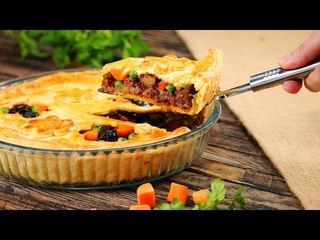 Uma combinação perfeita: Quiche de carne e legumes