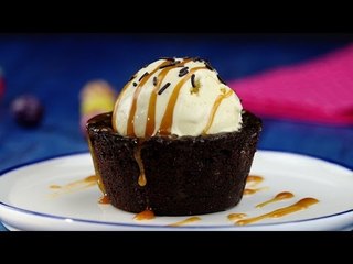 Você vai comer até o copo: Sorvete no copo de brownie