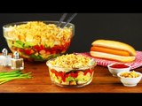Deliciosa e fácil de comer: Salada de cachorro-quente