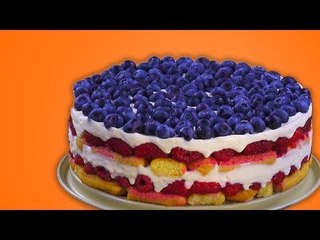 Um banquete para os olhos: torta de biscoito champagne