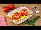 Tomates recheados com risoto: uma deliciosa receita para o jantar