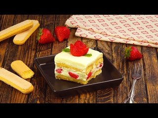 Uma sobremesa clássica reinventada: tiramisu de morango