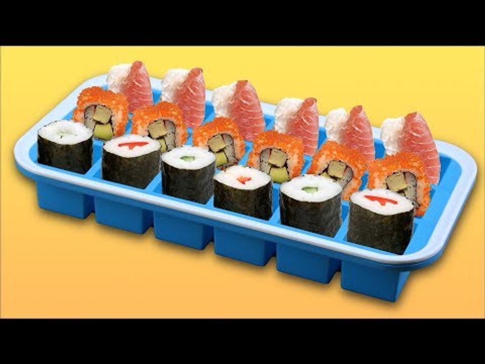 Até um bebê consegue preparar este sushi.