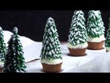 Crie uma floresta comestível com a nossa receita de cupcakes de árvore de natal