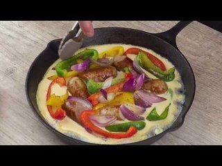 ESTE omelete inglês é uma revolução culinária. Totalmente diferente!