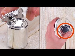 Abra 3 latas 2 vezes. Essa é a base para a magia do unicórnio.