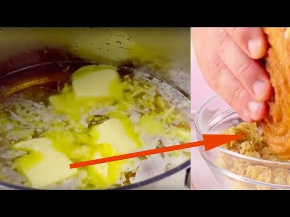 Derreta manteiga na panela. O que você fará com isso é bom demais para ser verdade.